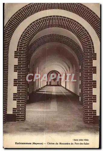 Cartes postales Entrammes mayenne cloitre du monastere du port du salut