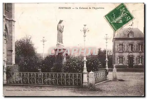 Cartes postales Pontmain vue generale