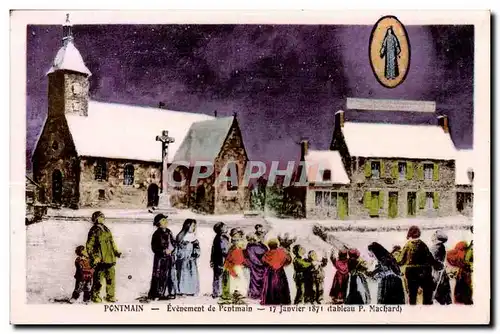 Ansichtskarte AK Pontmain evenement de pontmain 17 janvier 1871