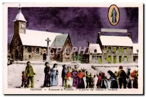 Cartes postales Pontmain evenement de pontmain 17 janvier 1871