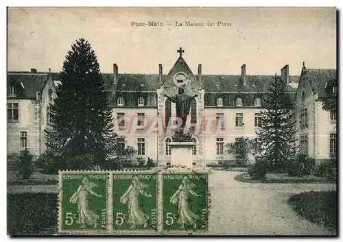 Cartes postales Pontmain la maison des peres