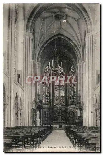Cartes postales Pontmain interieur de la basilique