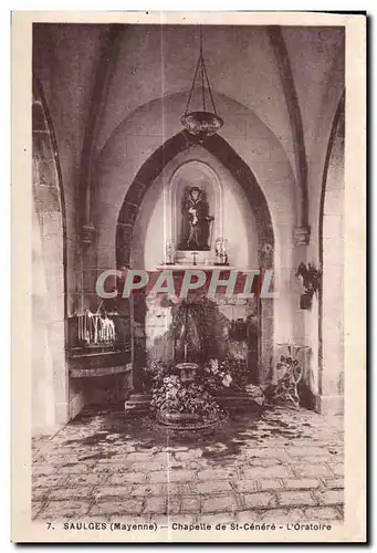 Ansichtskarte AK Saulges Mayenne chapelle de st cenere l Aratoire