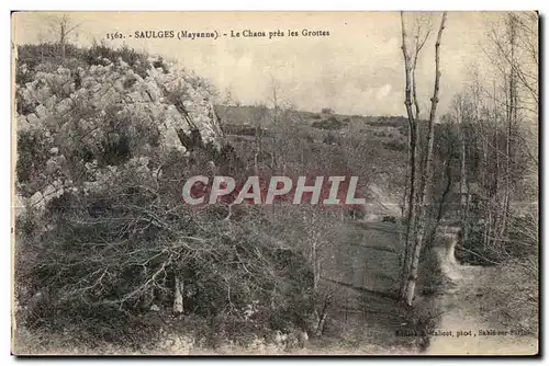 Cartes postales Saulges Mayenne le chaos pres les grottes