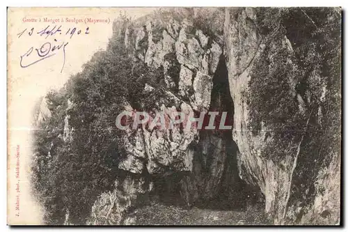 Cartes postales Grotte a margot a saulges mayenne