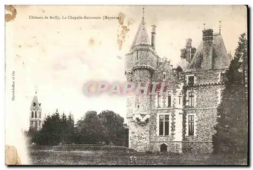 Cartes postales Chateau de bailly la chapelle rainsouin mayenne