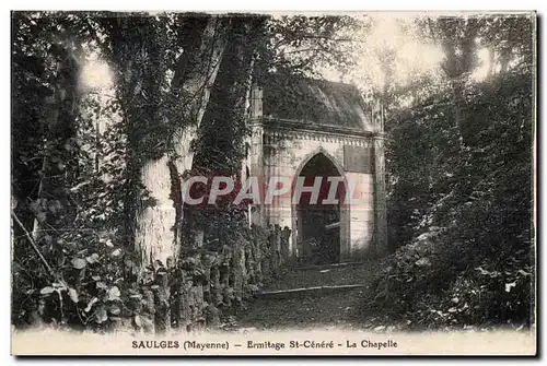 Ansichtskarte AK Saulges mayenne ermitage st cenere la chapelle