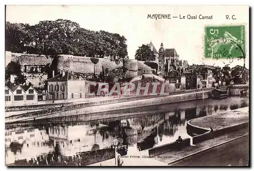 Cartes postales Mayenne le qual carnot