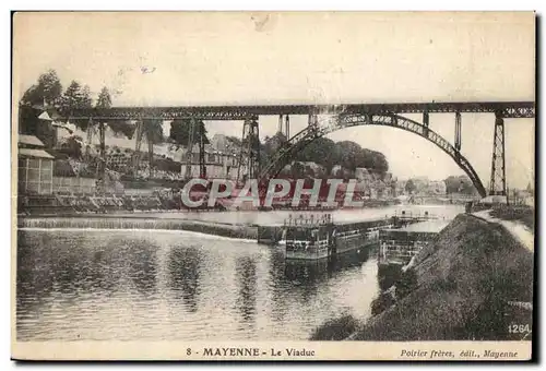 Cartes postales Mayenne le viaduc
