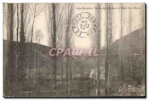 Cartes postales Alpes mancelles moulin des chameaux et vallee de la misere