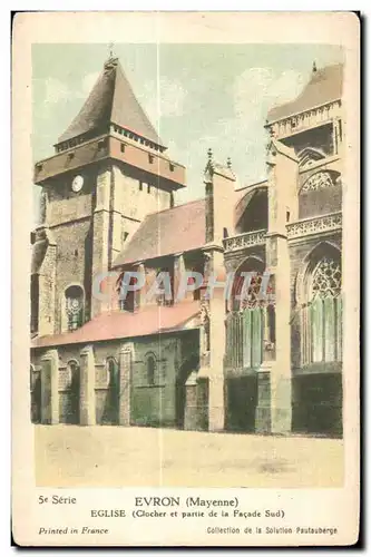 Cartes postales Evron mayenne Eglise