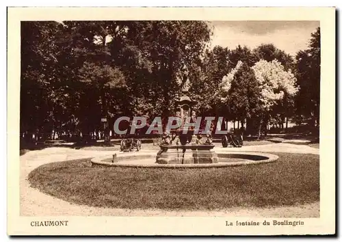 Cartes postales Chaumont La Fontaine du Boulingrin