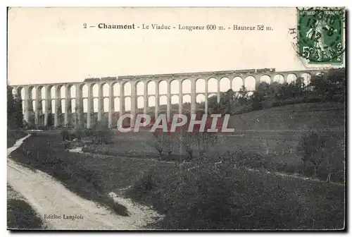 Cartes postales Chaumont Le Viaduc Longueur Hauteur