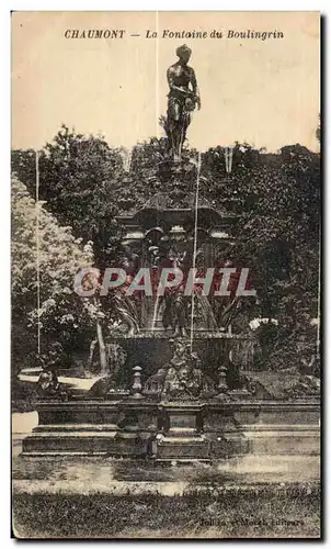 Ansichtskarte AK Chaumont La Fontaine du Boulingrin