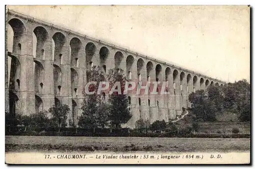 Ansichtskarte AK Chaumont Le Viaduc