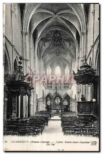 Cartes postales Chaumont Eglise Saint Jean Baptiste