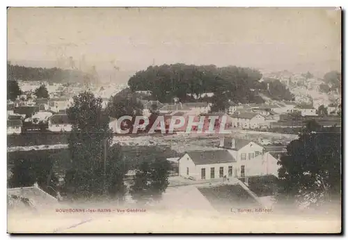 Cartes postales Bourbonne Les Bains Vue Generale
