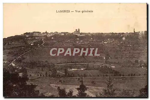 Cartes postales Langres Vue generale
