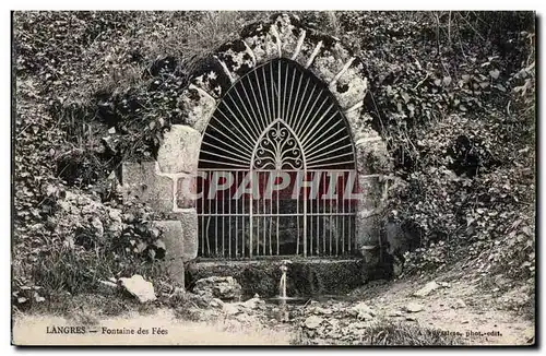 Cartes postales Langres Fontaine des Fees