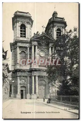 Ansichtskarte AK Langres Cathedrale Saint Mammes