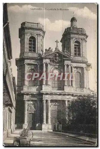 Ansichtskarte AK Langres Cathedrale St Mammes