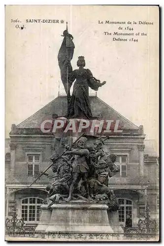 Ansichtskarte AK Saint Dizier Le Monument de la defense de 1544 Jeanne d arc