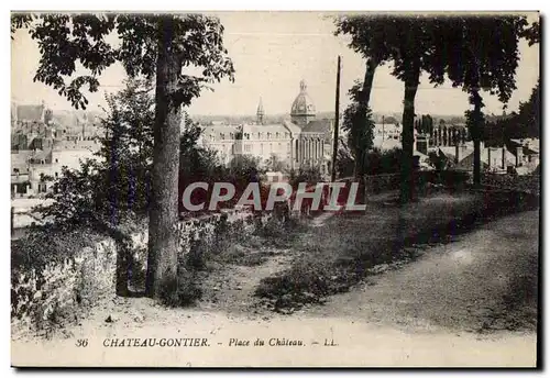 Cartes postales Chateau Gontier Place du Chateau