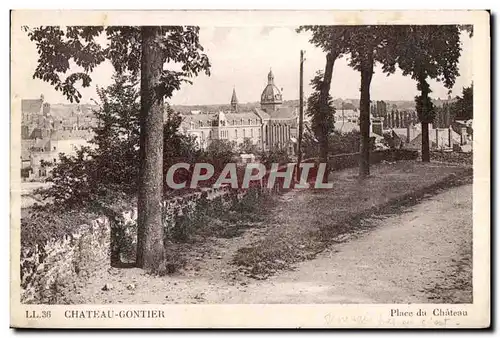 Cartes postales Chateau Gontier Place du Chateau