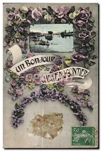 Cartes postales Un Bonjour Chateau Gontier