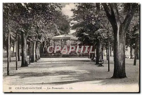 Cartes postales Chateau Gontier Les Promenades