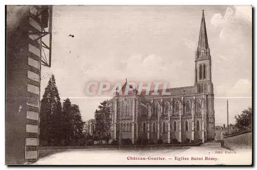 Cartes postales Chateau Gontier Eglise Saint Remy