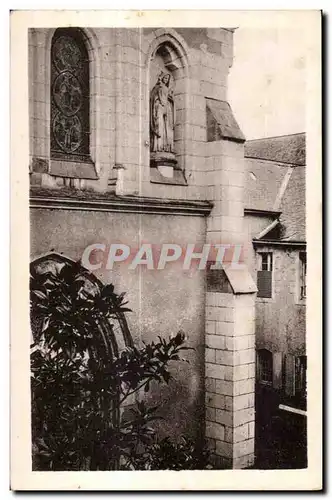 Ansichtskarte AK Craon Monastere des Benedictines du Saint Sacrement l Eglise Detailde la facade