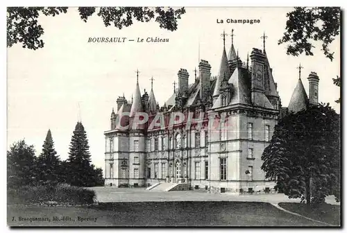 Ansichtskarte AK Boursault Le Chateau La Champagne