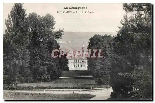 Cartes postales La Champagne Boursault Pare du Chateau