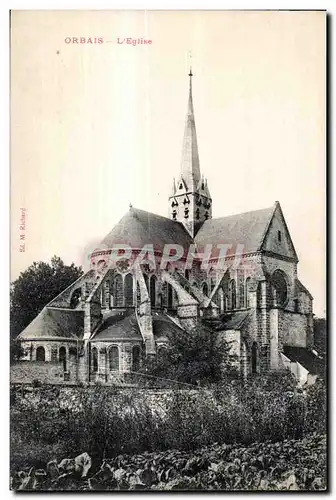 Cartes postales Orbais L Eglise