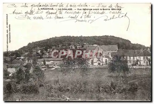 Cartes postales L argonne La Chalade Vue Generale avant la Guerre 1914-1918 Militaria