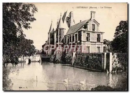 Cartes postales Esternay Marne Le Chateau