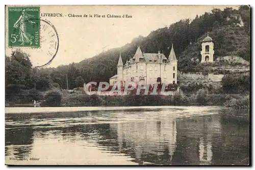 Cartes postales Militaria Cartes postales Liverdun Chateau de la Flie et Chiteau d Eau