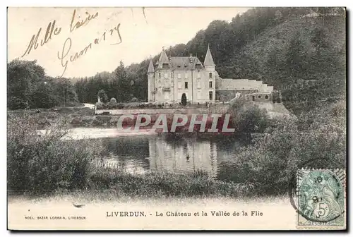 Cartes postales Militaria Cartes postales Liverdun Le Chateau et la Valee de la Flie