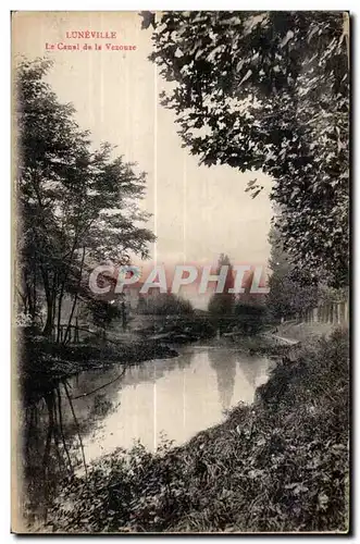 Cartes postales Militaria Cartes postales Lunville Le Canal de la Veroure