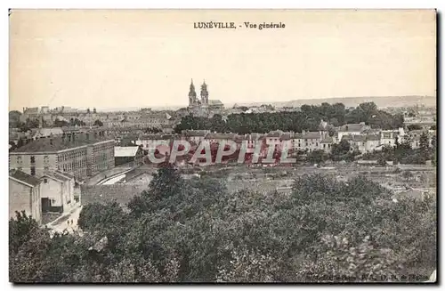 Cartes postales Luneville Vue generale