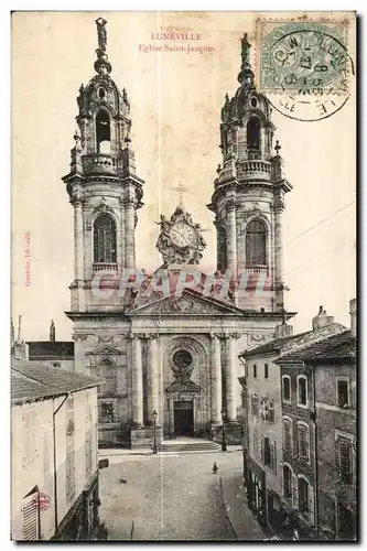 Cartes postales Luneville Eglise Saint Jaques