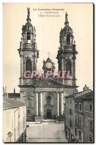 Cartes postales Luneville L Eglise Saint Jaques