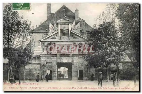 Cartes postales Nancy Porte de la Citadelle