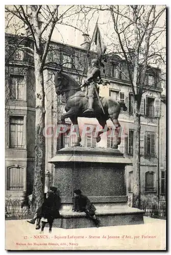 Cartes postales Nancy Square Lafayette -Statue de Jeanne d Arc