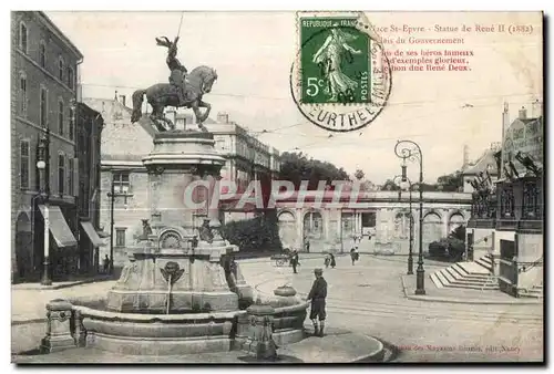 Cartes postales Nancy Statue de Rene II Palais du governement