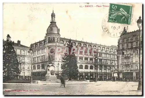 Cartes postales Nancy PlaceThiers