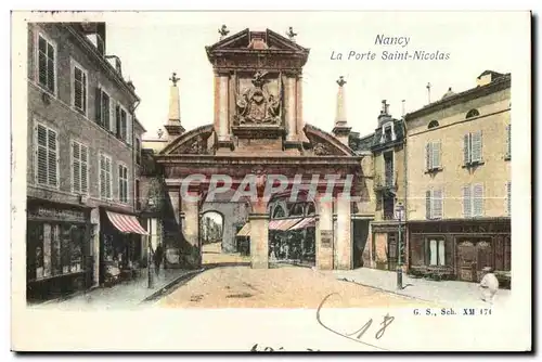 Cartes postales Nancy La Porte Saint Nicolas