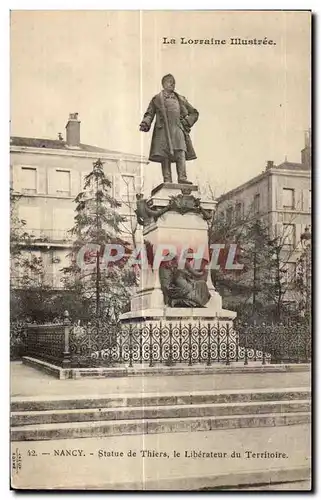 Cartes postales Nancy Staue de Thiers le Liberateur du Territoire