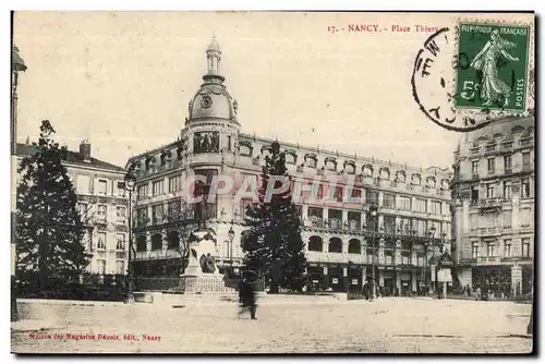 Cartes postales Nancy Place Thiers